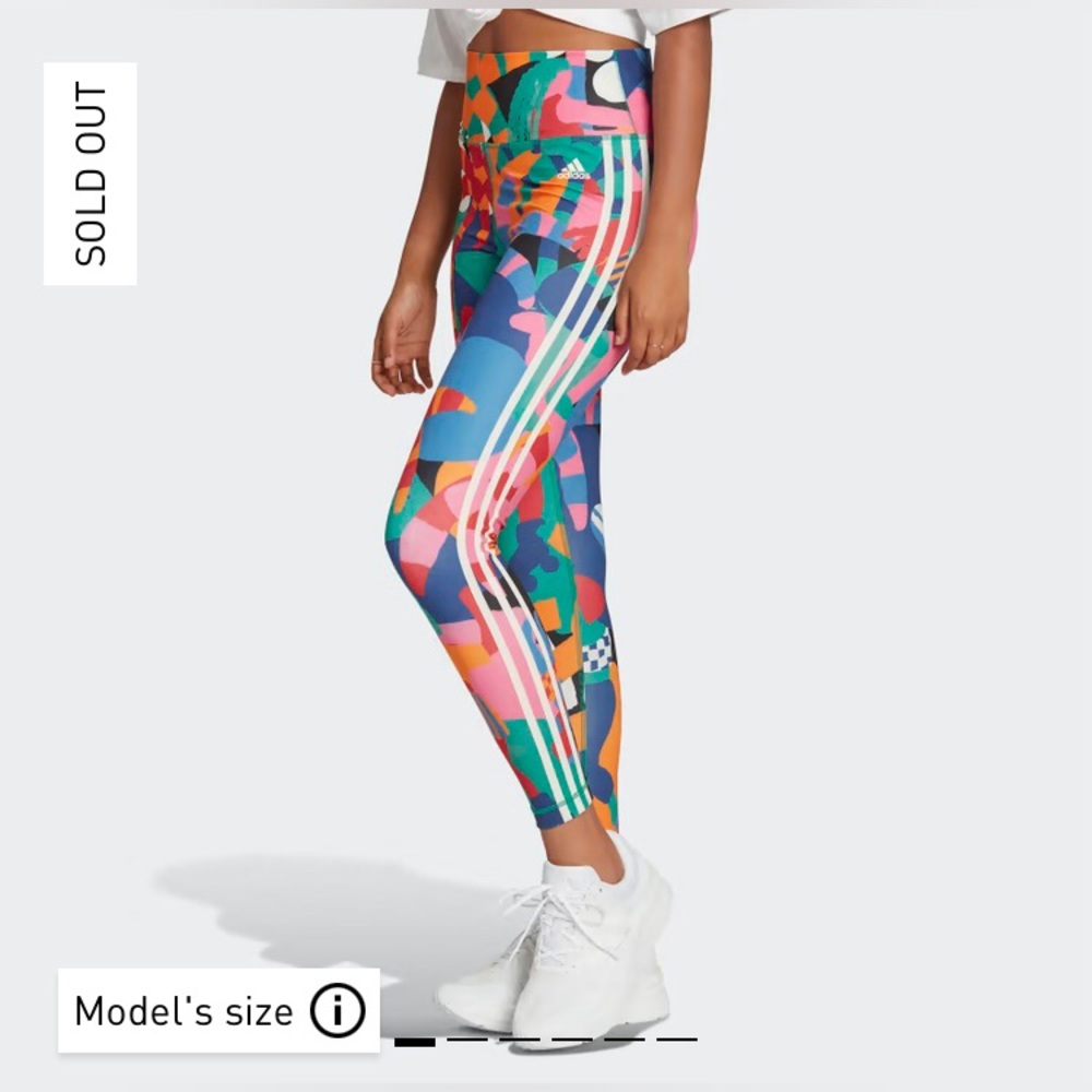 NWT Adidas x Farm Rio leggings